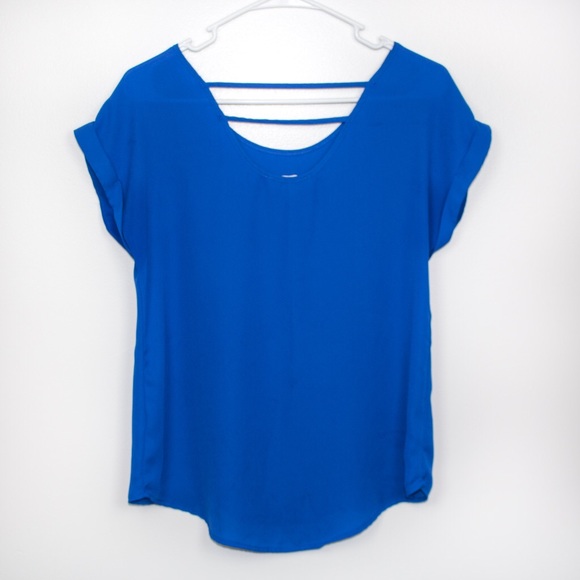 Dressy Blue Top - Picture 2 of 3